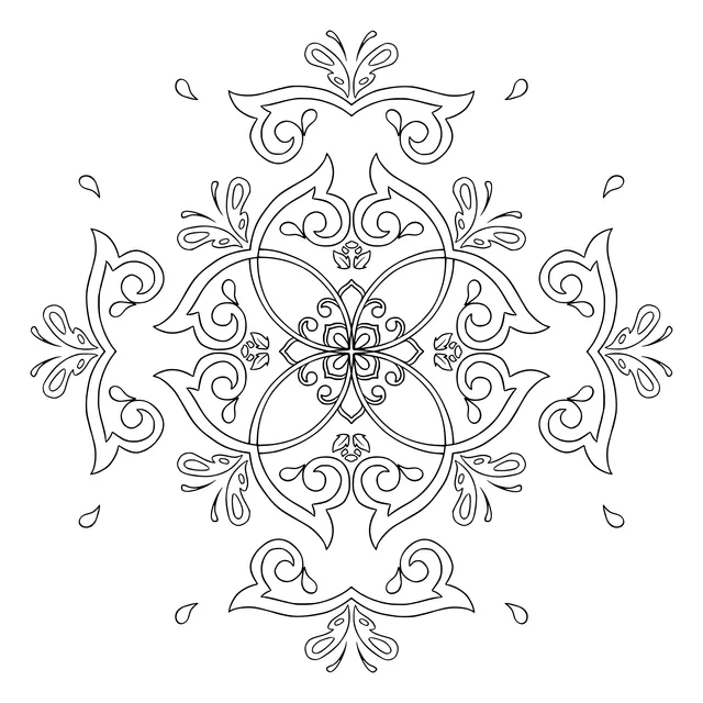 Colorful Symmetrical Pattern