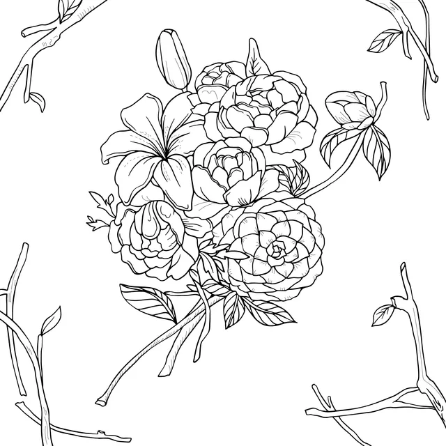 Colorful Flower Illustration