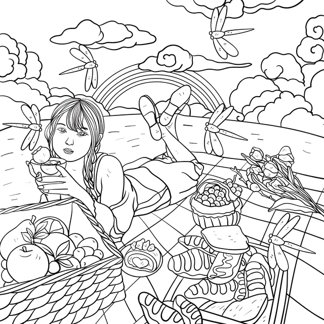 A Pleasant Outdoor Picnic Time