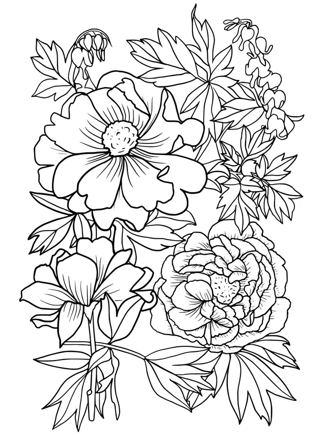 Colorful Flower Illustration