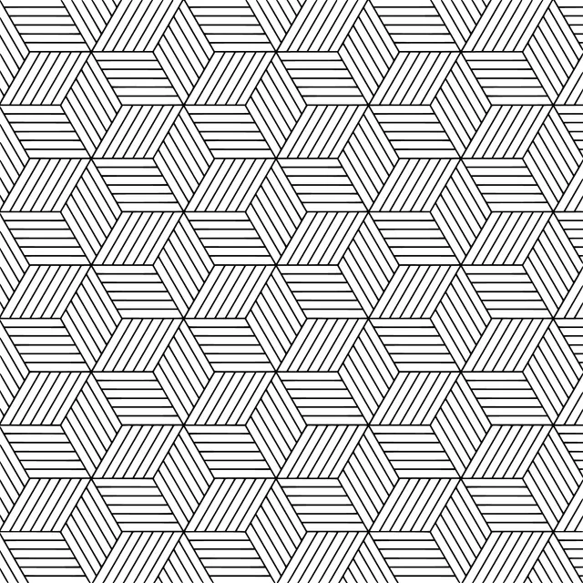 Colorful Hexagonal Pattern