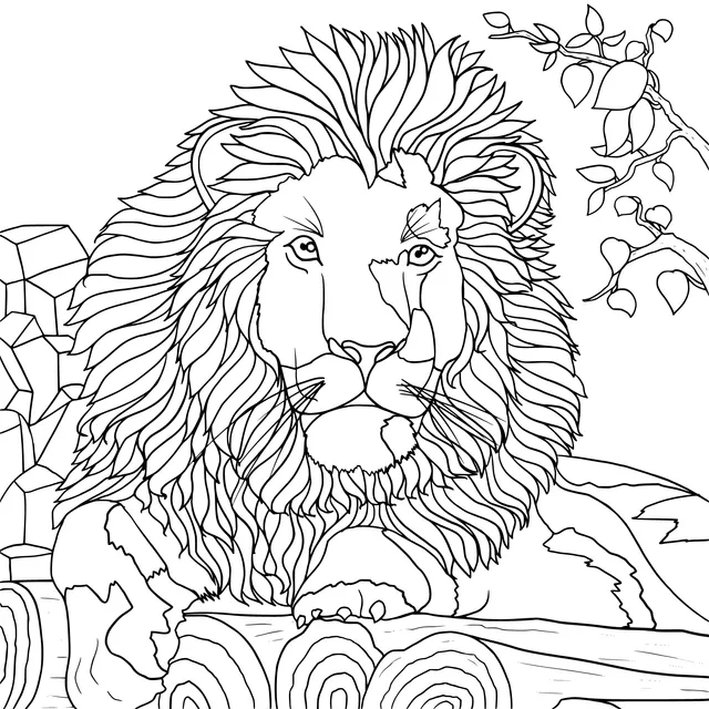 Resting Lion