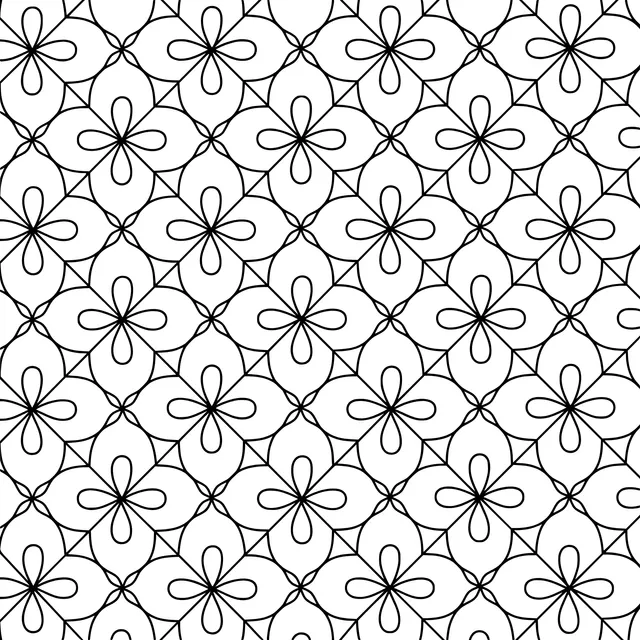 Floral Geometric Pattern