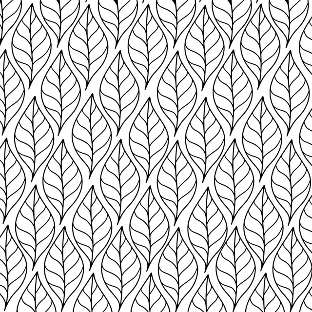 Gradient Leaf - shaped Pattern