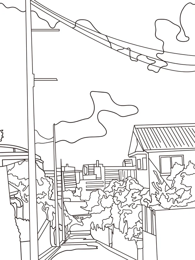 Quiet Street Scene