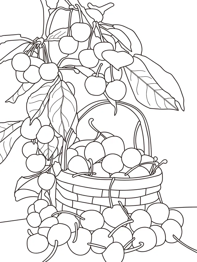 A Basket of Cherries