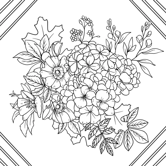 Colorful Floral Illustration