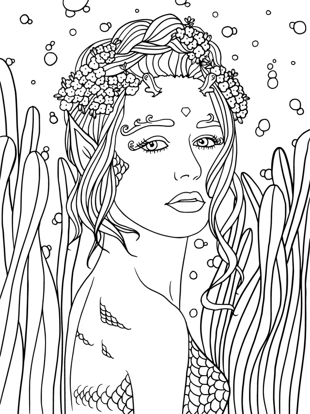 Underwater Elven Maiden