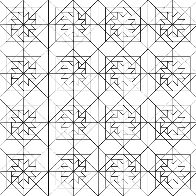 Colorful Geometric Patchwork