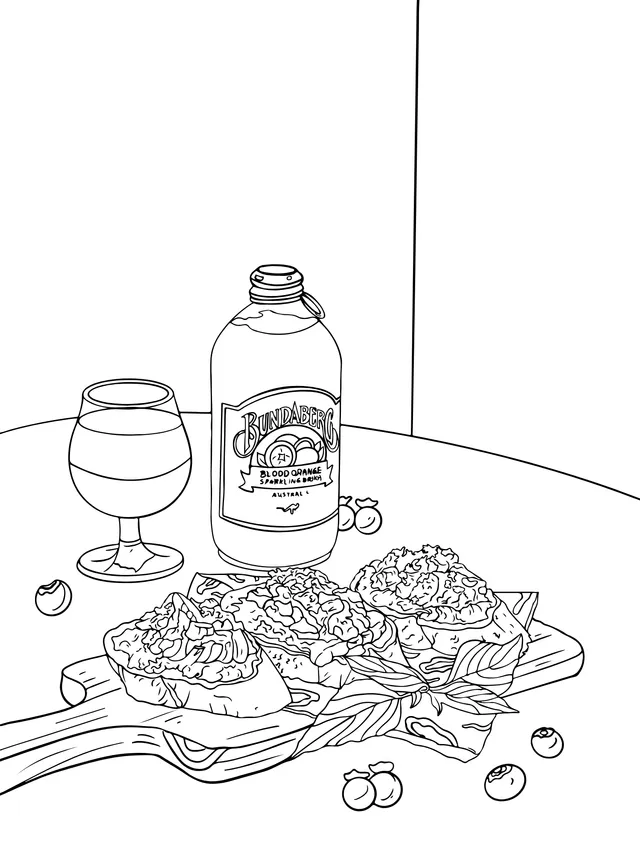 Bottled Beverage, Drink and Snack Platter
