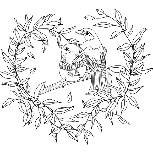 Two Birds on a Branch