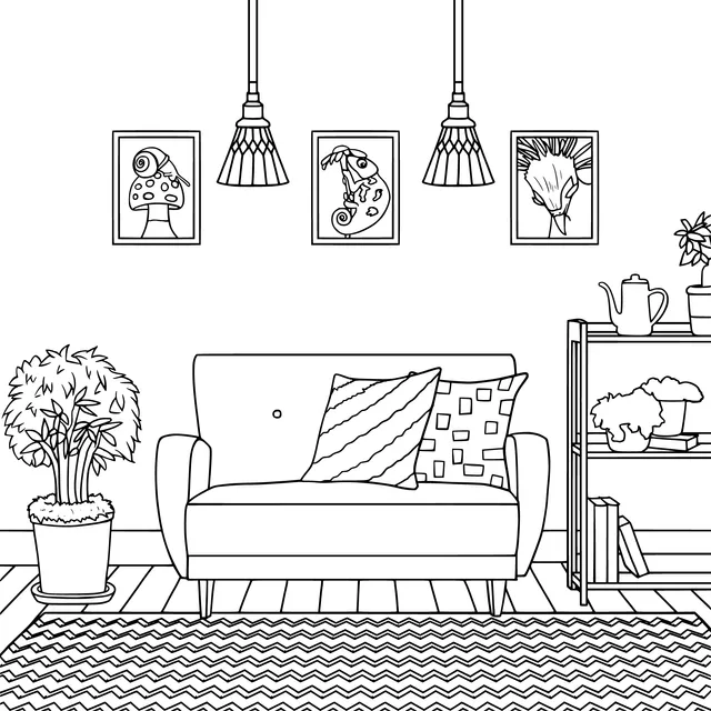 A Cozy Living - Room Corner