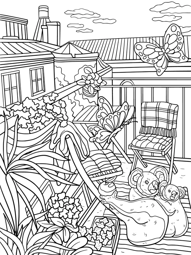 A Cozy Terrace Time
