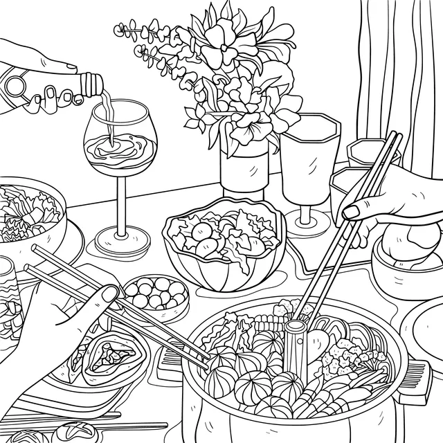 Joyful Dining - Together Moment