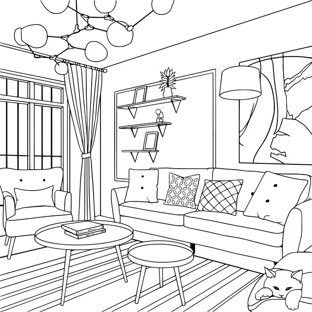 A Cozy Corner of the Living Room