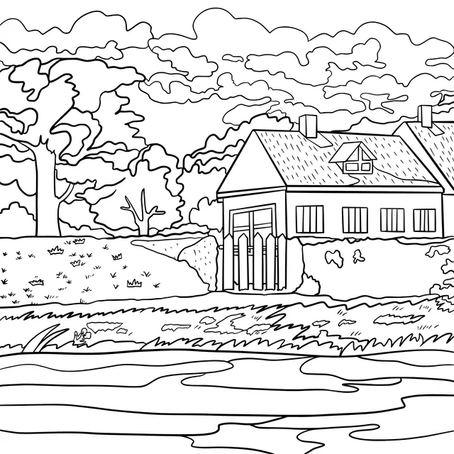 Cottage by the River
