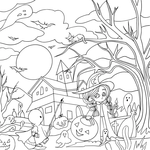 A Magical Halloween Night