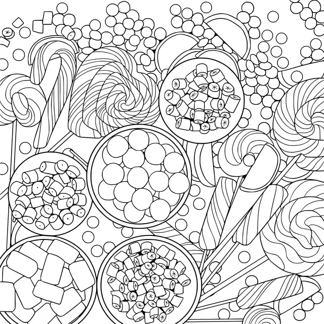 Colorful Candy Feast