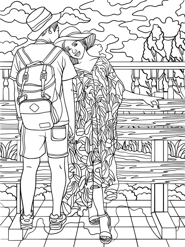 Lovers in the Sunset