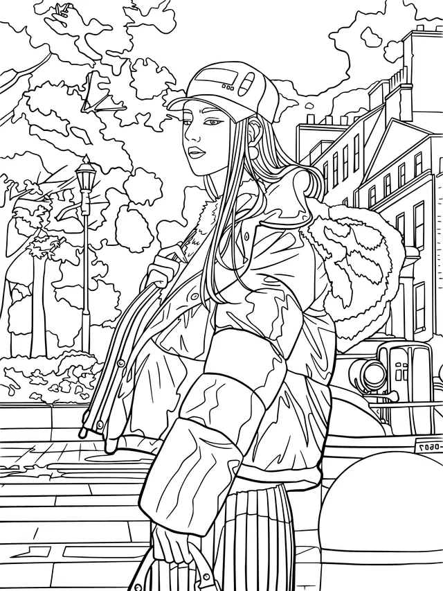 Street - stylish girl