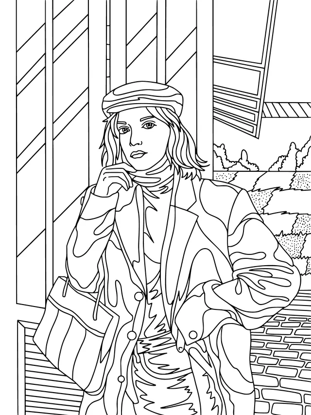 Stylish Woman's Street Image