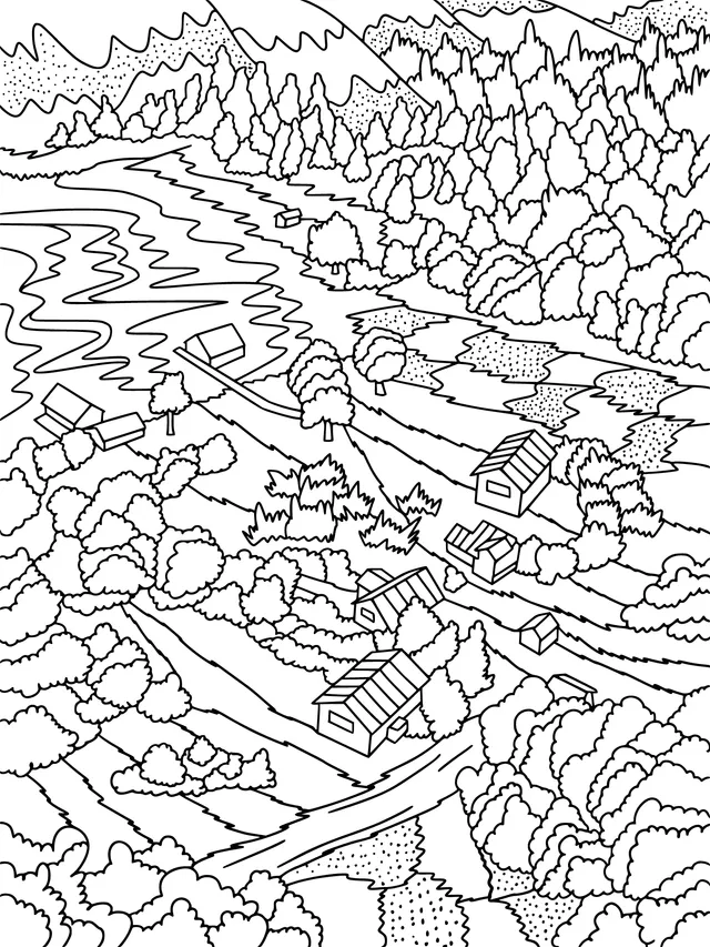 Rural Scenery in Autumn