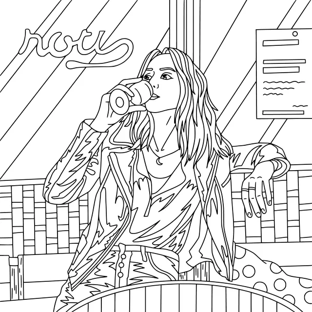 Woman at leisure