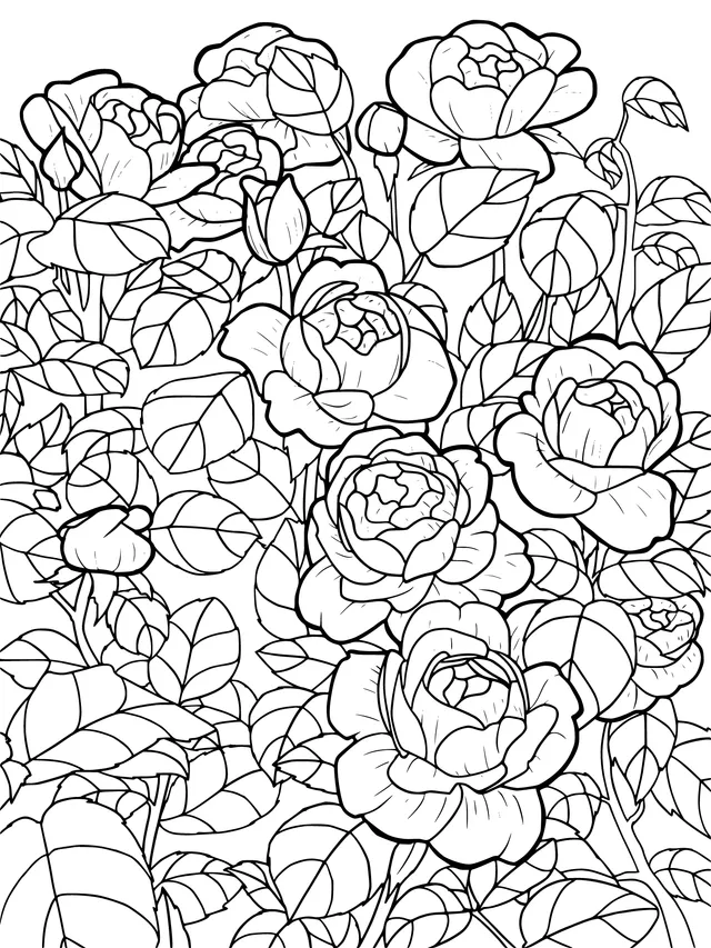 Group of Pink Roses