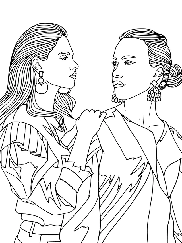 Fashionable Best - friends