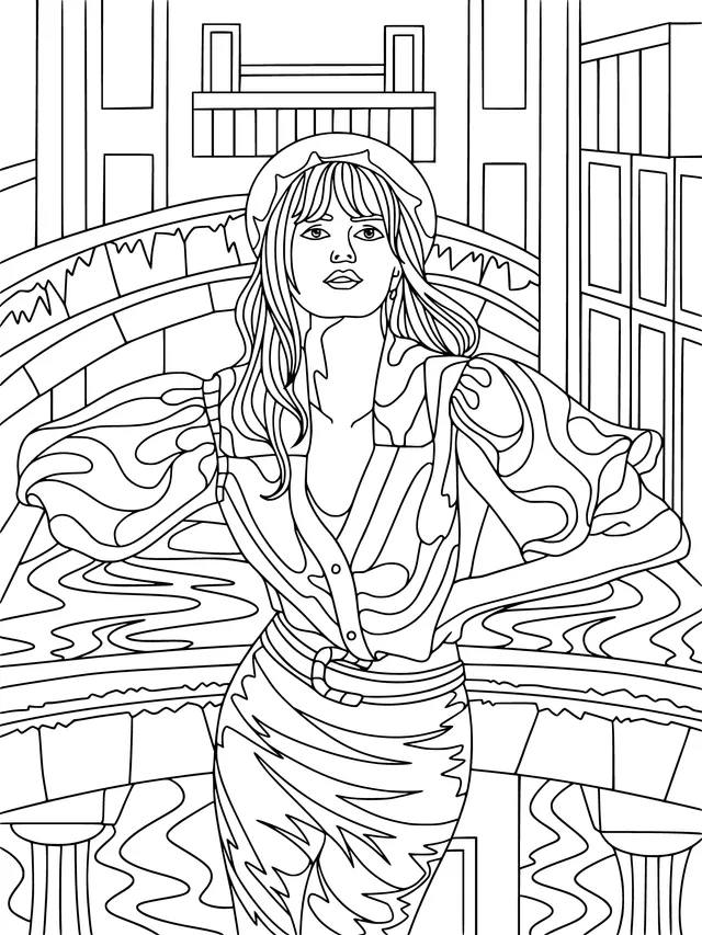 Fashionable Woman in the City