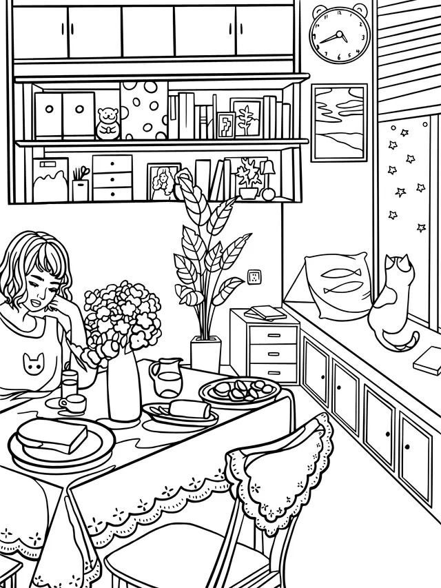 A Cozy Breakfast Time