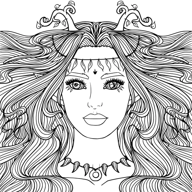 Fantasy - styled Elf Woman