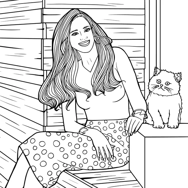 Woman with a Cat