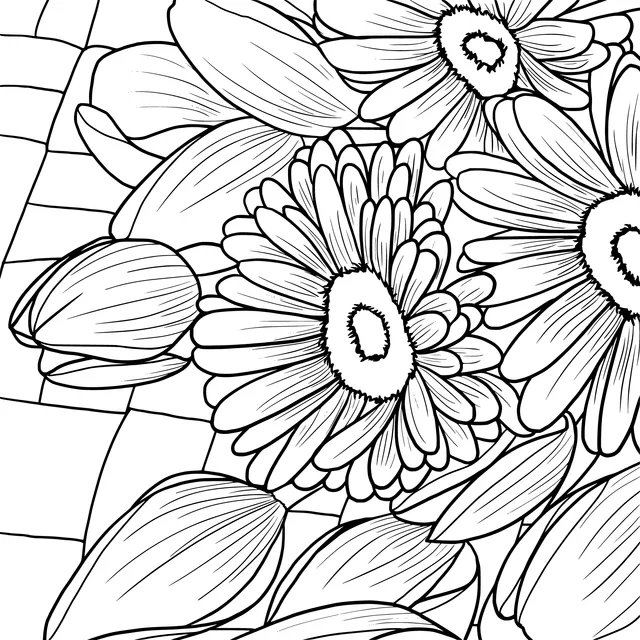 Colorful Flower Illustration