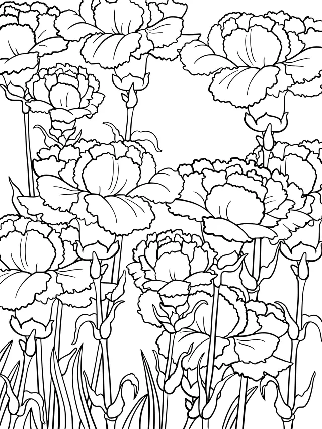 Colorful Carnations