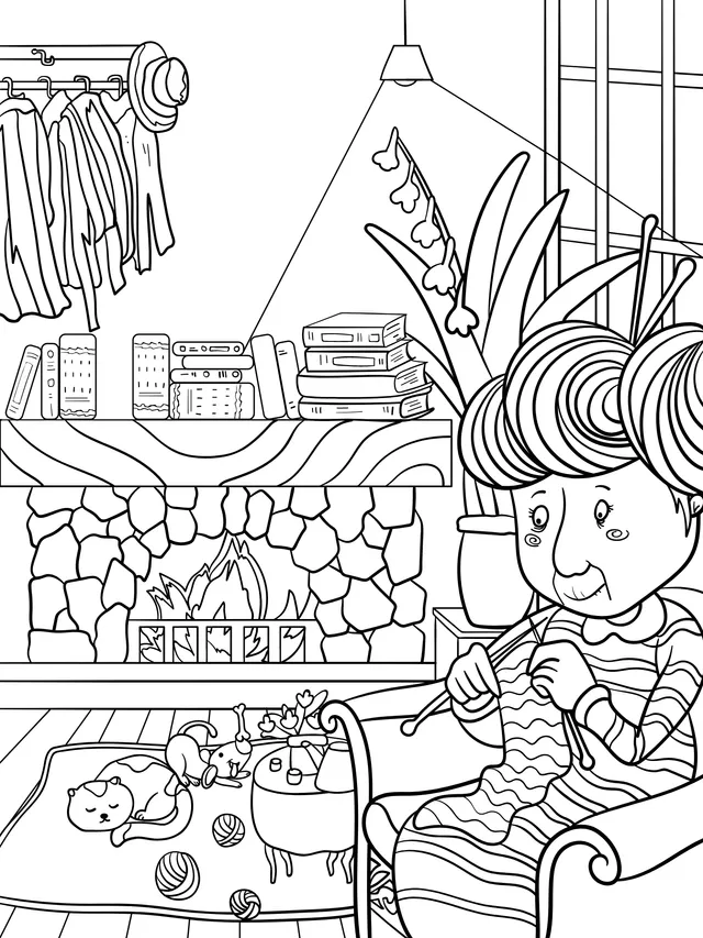 Cozy Knitting Time