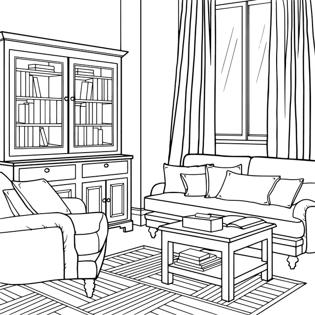 A cozy corner of the living - room