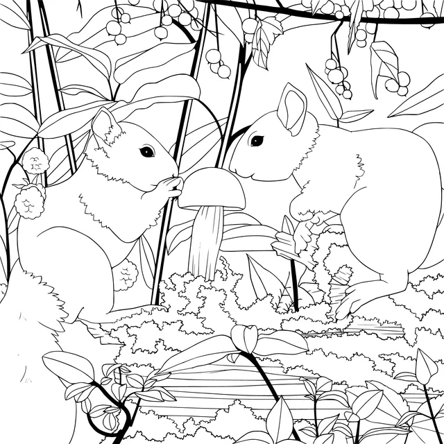 Squirrels in the Forest