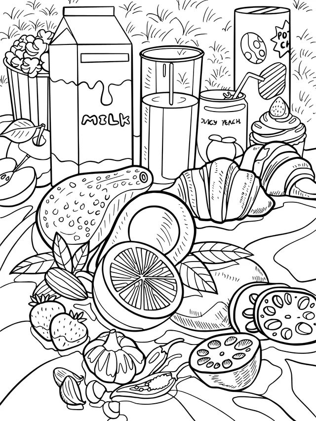 Diverse Food Collection