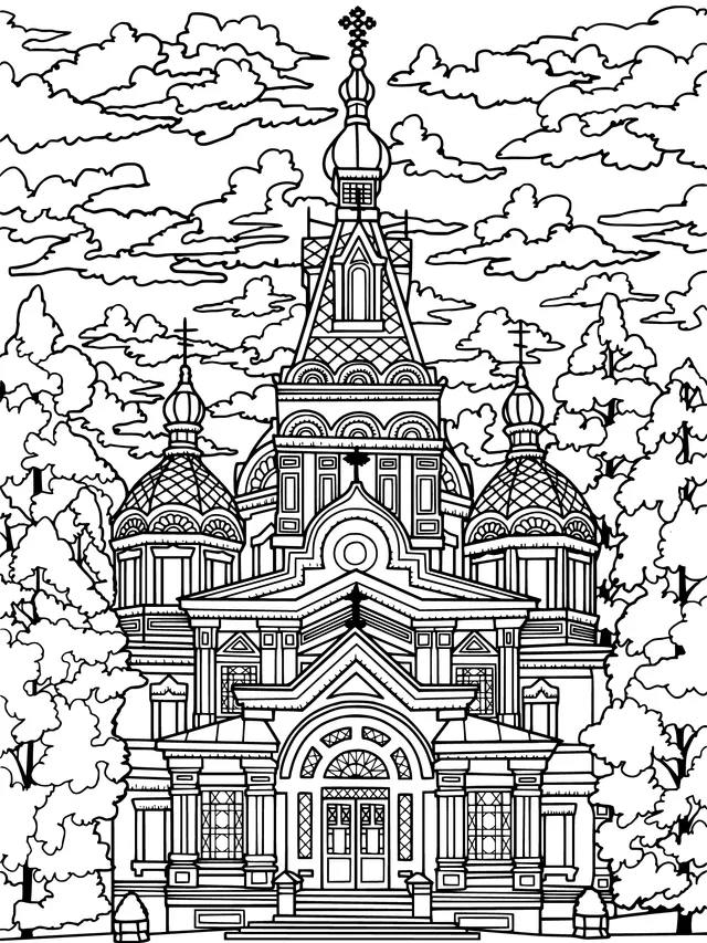 Colorful Church Building