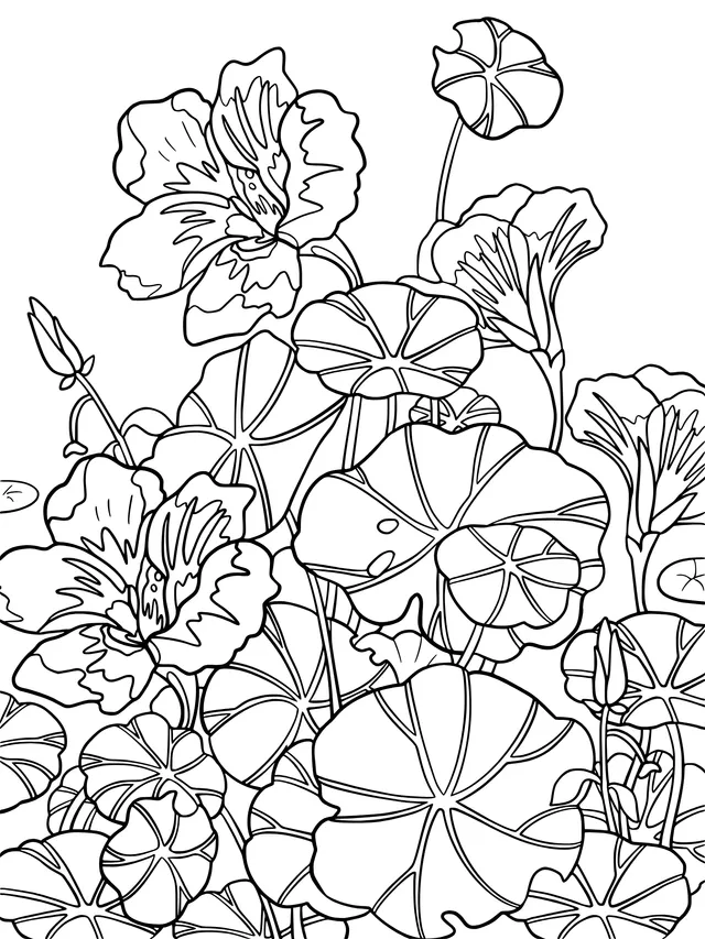 Illustration of Nasturtium
