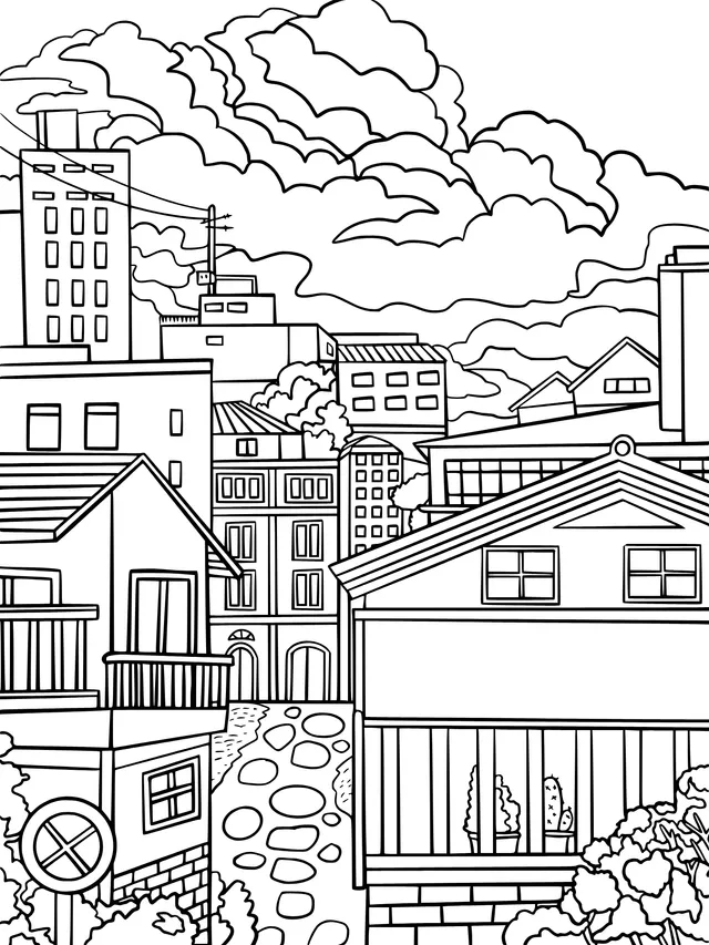 Colorful Townscape