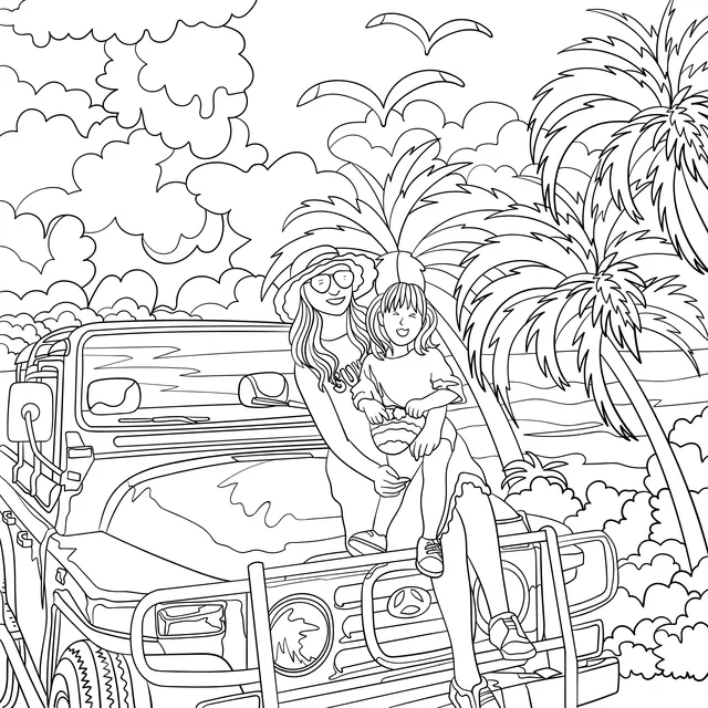 Mother - daughter Seaside Trip