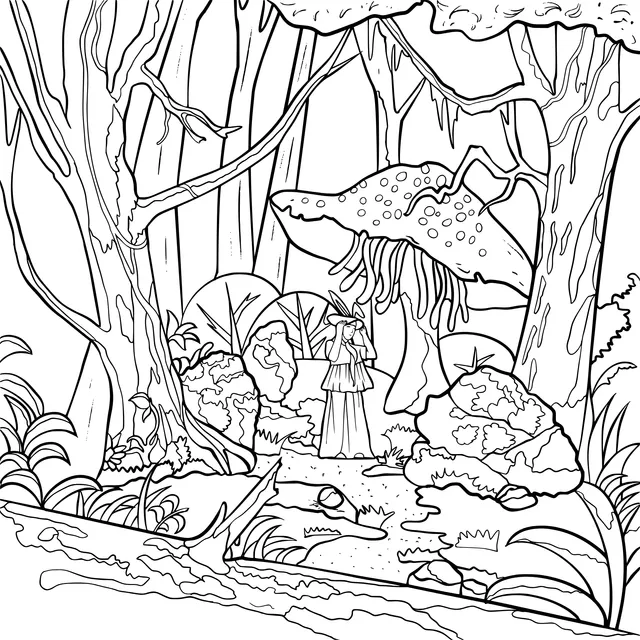 Mushroom Adventure in the Forest