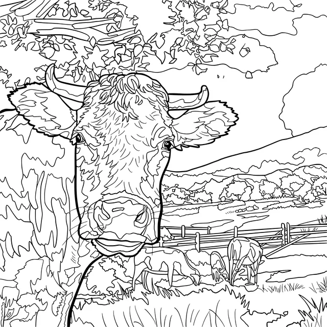 Cows in the countryside