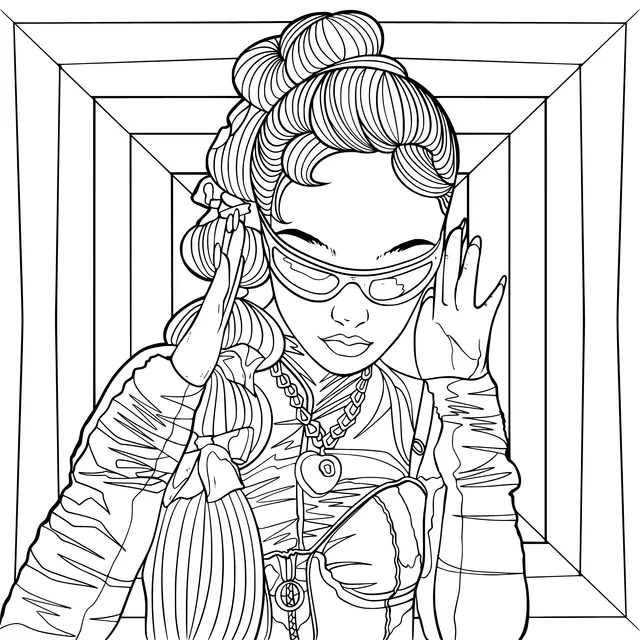 Stylish and Cool Girl