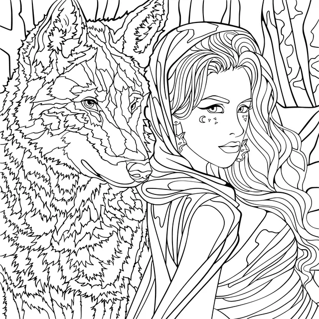 Little Red Riding - Hood and the Wolf
