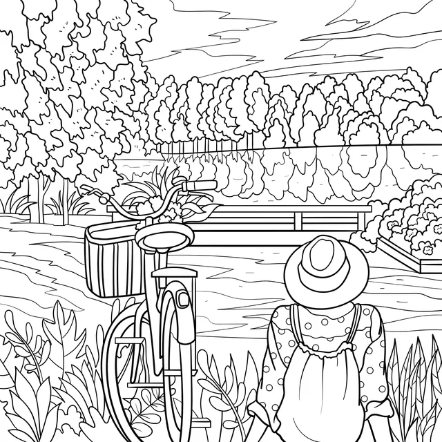 Leisure Time by the Lake