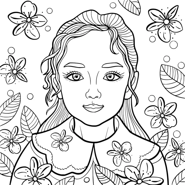 Girl in the Flower丛