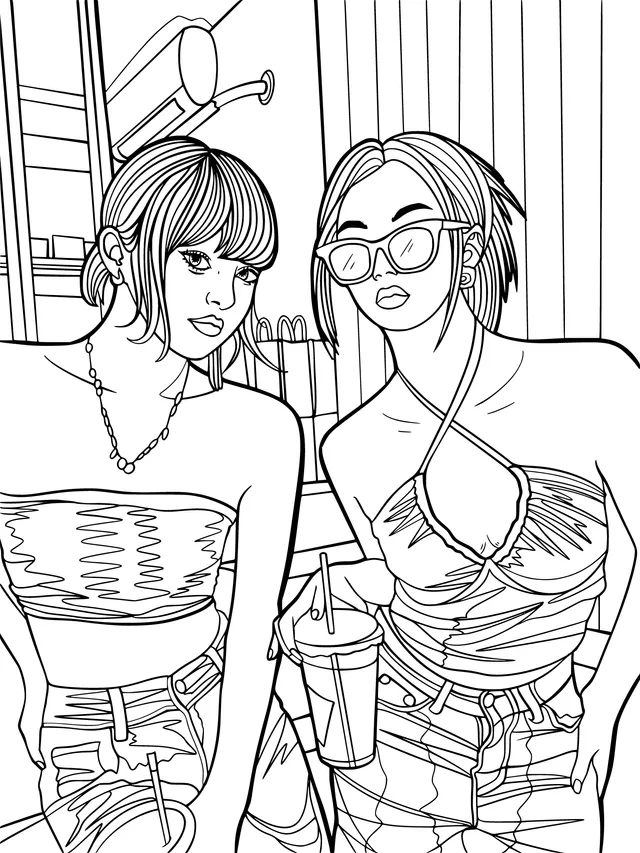 Fashionable Best - friends